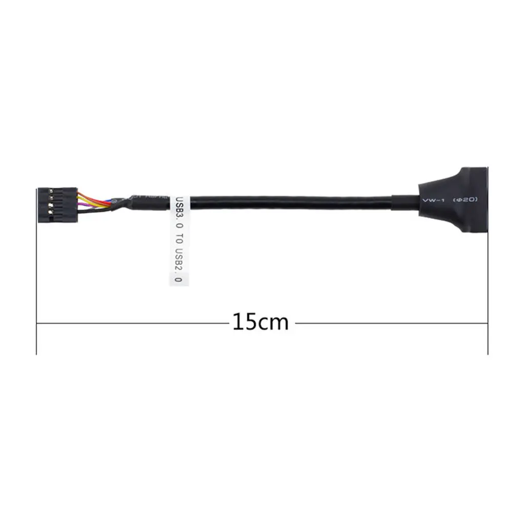 20-контактный разъем USB 3 0 Мама на 9-Контактный 2 папа адаптер конвертер провод