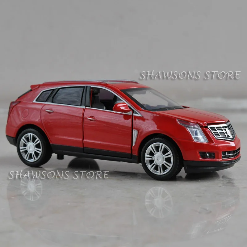 

1:32 литая металлическая модель Cadillac SRX, игрушечный автомобиль со звуком и светильник