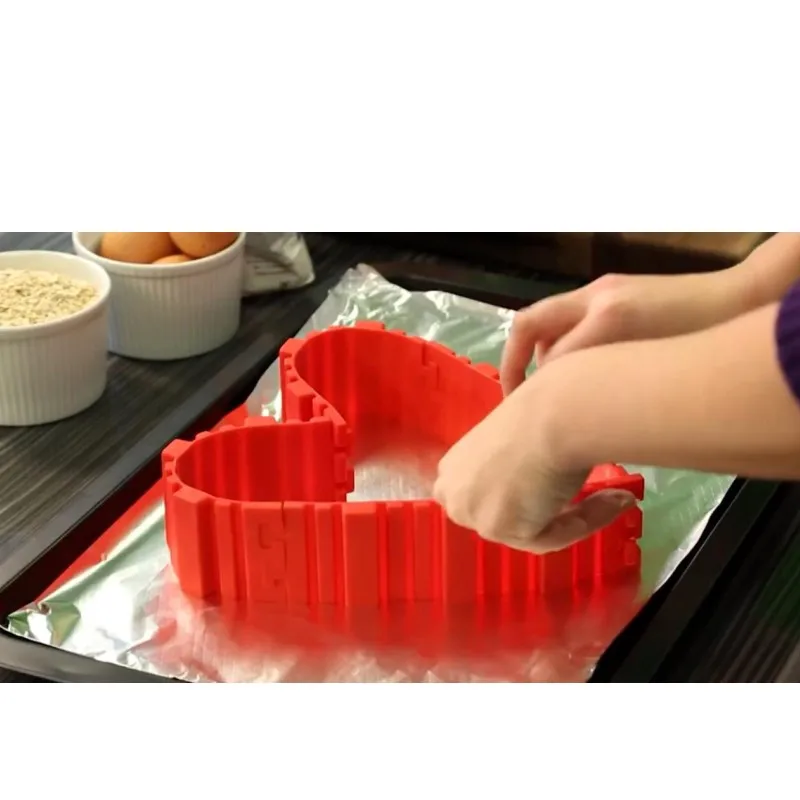 Food grade silicone cake mold magic baking stitch any shape multi-style modeling biscuits DIY fun puzzle 4 set |