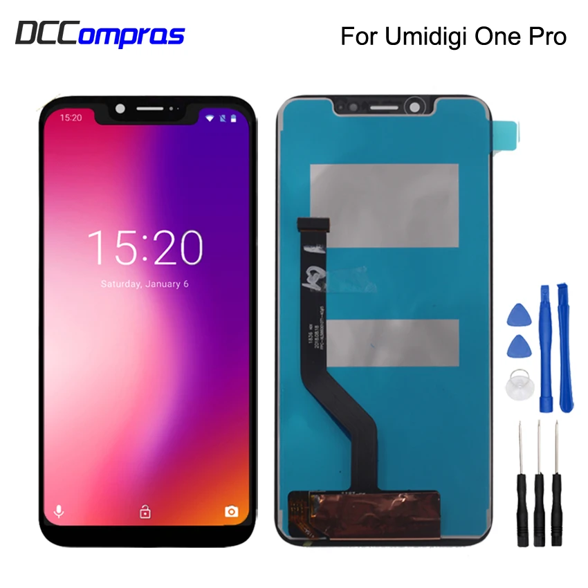 Для UMI UMIDIGI One Pro ЖК-дисплей сенсорный экран дигитайзер Замена для Umi One Pro экран ЖК-дисплей Запчасти для телефонов бесплатные инструменты