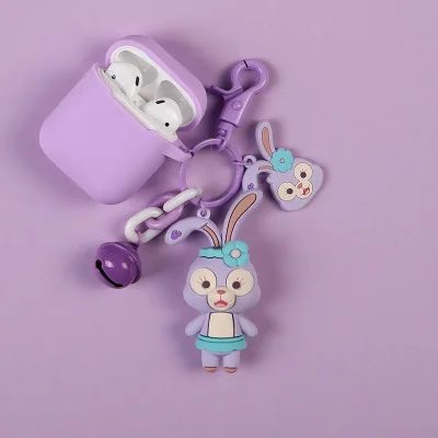 BR-6 Милый мультяшный клубничный медведь stellalou Rabbit брелок животное кукла брелок рюкзак аксессуары брелоки держатель для ключей - Цвет: BR-6