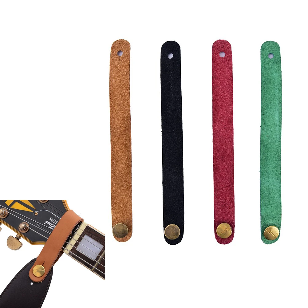Прочные гитарные ремни ремешок из искусственной кожи кнопка с крючком для