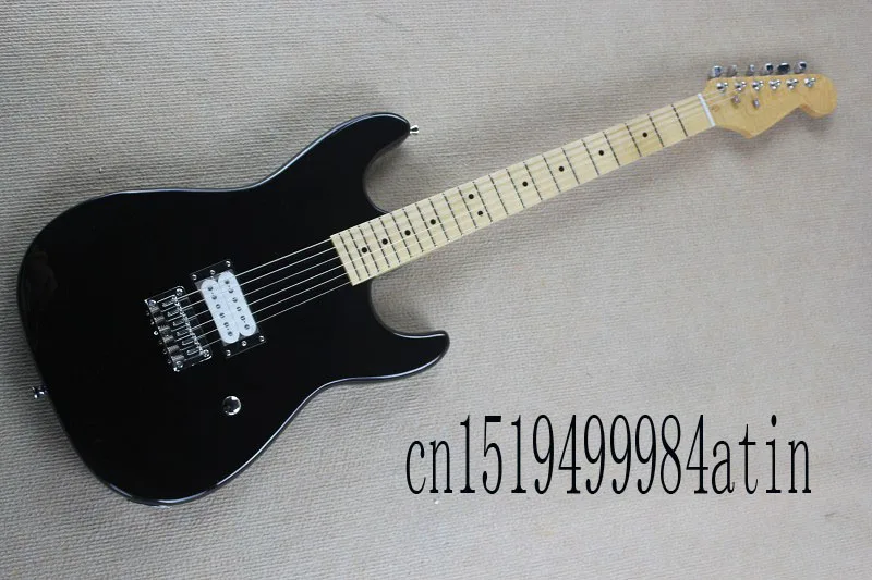 Free shipping Stratocaster made in usa 6 string black Maple fingerboard Electric Guitar custom body !! @32 | Спорт и развлечения