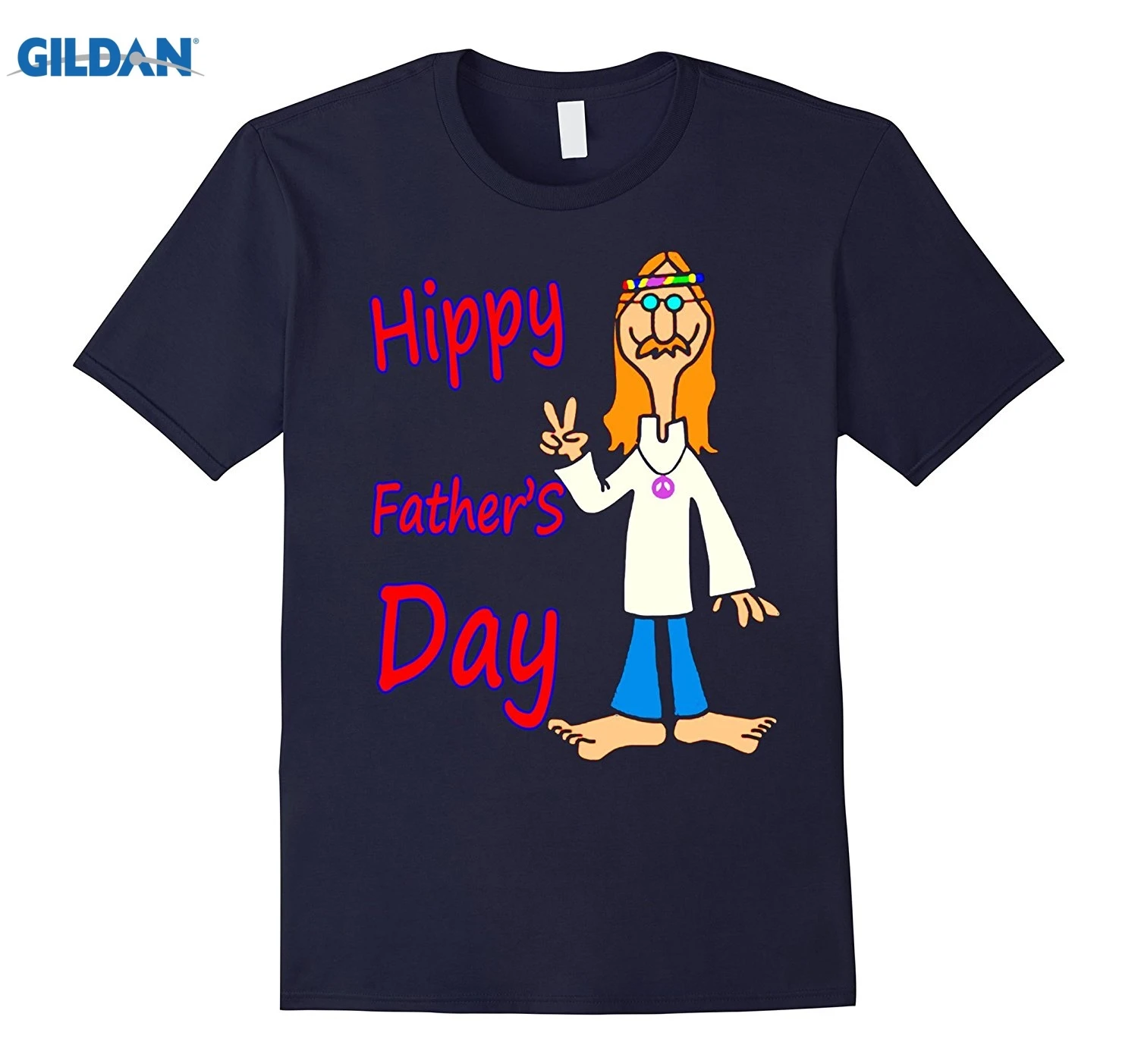 Футболки с надписью GILDAN heppy fathers day funny science big daddy 2017 | Мужская одежда