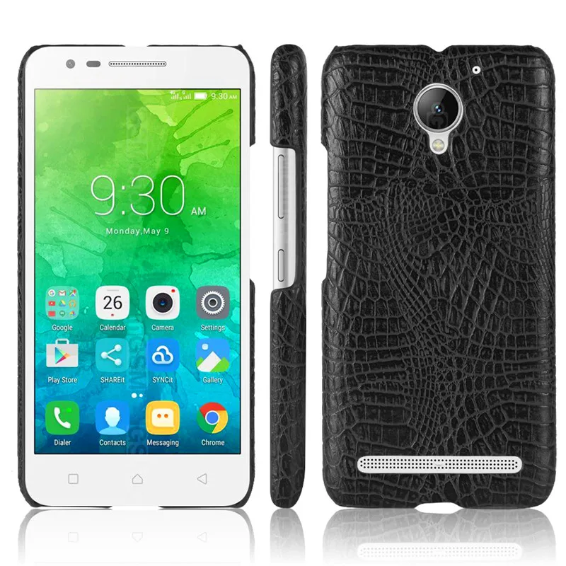 Lenovo Vibe C 2 C2 K10A40 5," чехол с узором «крокодиловая кожа» чехол из жесткого поликарбоната+ из искусственной кожи задняя крышка чехол для lenovo Vibe C2 Жесткий Чехол для мобильного телефона