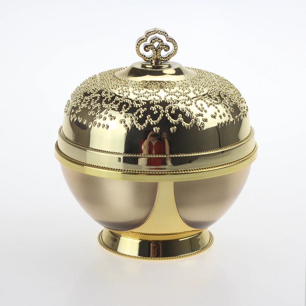 Высокого качества 50 г золота Акриловая банка для крема пустая квадратная