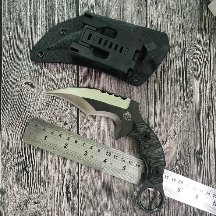 

High quality army Survival knife high hardness wilderness knives essential self-defense Camping Knife Hunting outdoor tools EDC