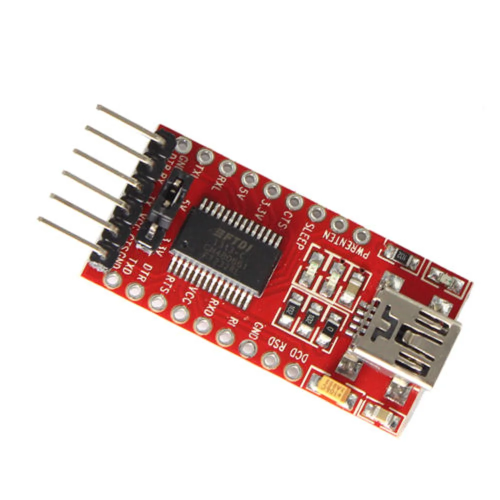 FT232RL 3.3 В 5.5 ftdi usb к TTL модуль последовательной адаптер для Arduino мини Порты и разъёмы
