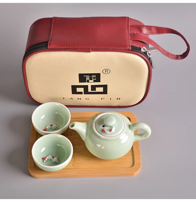 TANGPIN longquan celadon чайник чашки Портативный Путешествия Чайный Набор