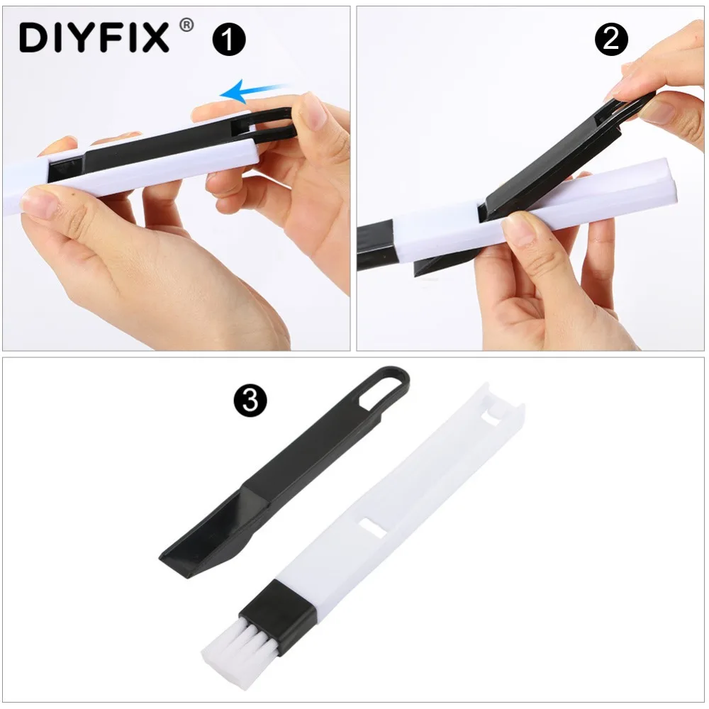 Многофункциональная щетка для сбора пыли с пылесборником DIYFIX складная