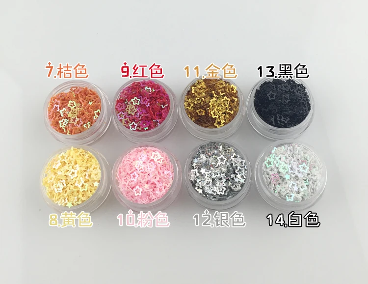 Новинка 3 коробки/партия разноцветные полые пятиугольные цветущие сливы