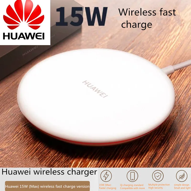 HUAWEI Original CP60 QI Max 15 Вт Быстрое беспроводное зарядное устройство для iphone Xs Max/XR/X/Huawei