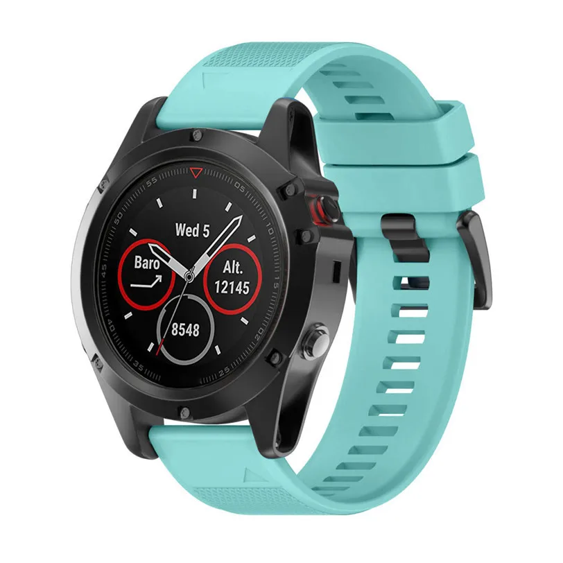 Сменный силиконовый ремешок для Garmin Fenix 5X GPS часы 26 мм резиновая петля