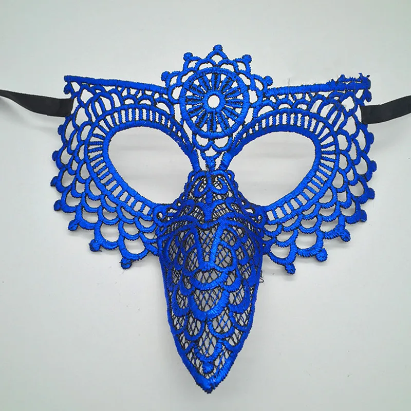 GNHYLL маска для Хэллоуина вечеринки карнавала маскарада в форме совы кружевная