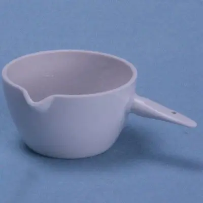 125 мл керамическая испаряющая тарелка круглое дно с ручкой для химии