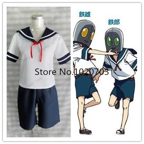 Arakawa под мостом металлические братья Tetsuo Tetsuro Косплей Костюм |