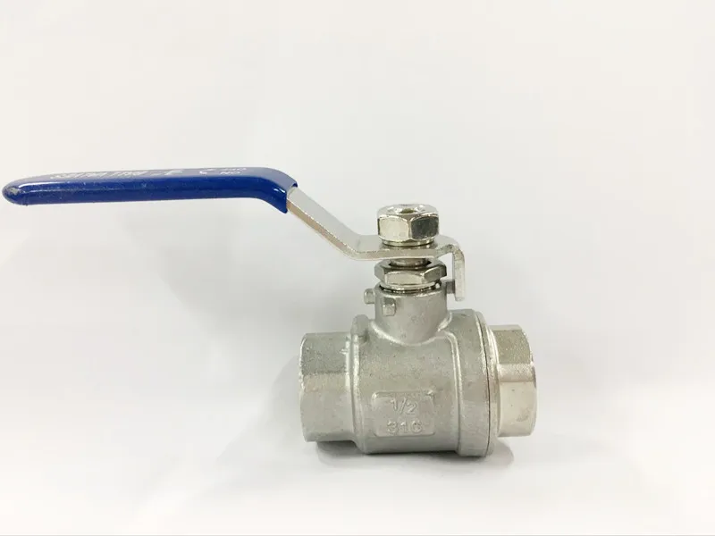 US High Quality 1/4&quot Female Full Port Ball Valve (2 Pcs Type) Vinyl Handle WOG1000 Stainless Steel SS316 | Обустройство дома