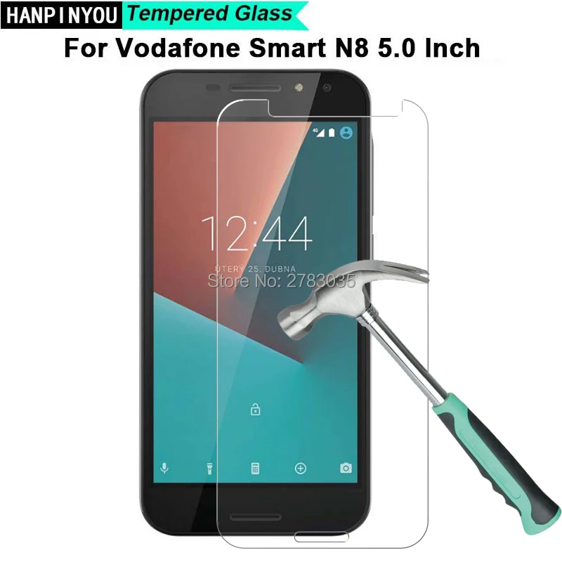 Для Vodafone Smart N8 5 0 &quotновая твердость 9H 2.5D ультра-тонкая закаленная Защитная