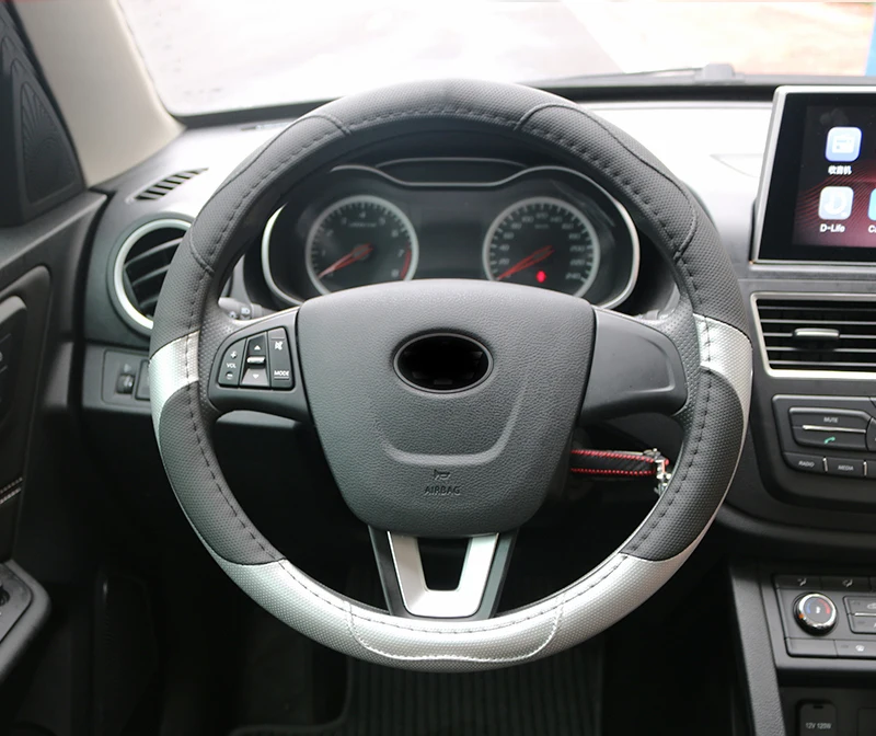 Чехол на руль для FAW BESTURN X40 X80 B50 B70 B90 кожаный 38 см | Автомобили и мотоциклы