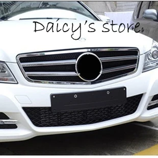 W204 c класс передний бампер Гриль Центральная решетка для Mercedes Benz C180 C200 C260 C300 (не C63