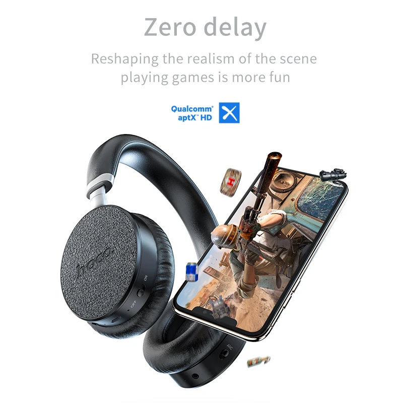 HOCO Active шум шумоподавления беспроводной Bluetooth наушники Портативный гарнитура с микрофоном для мобильных телефонов и музыка вызова