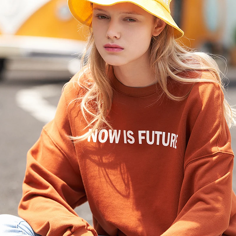 Toyouth Для женщин толстовка теплая зима Толстовка Осень Harajuku Повседневное топы с