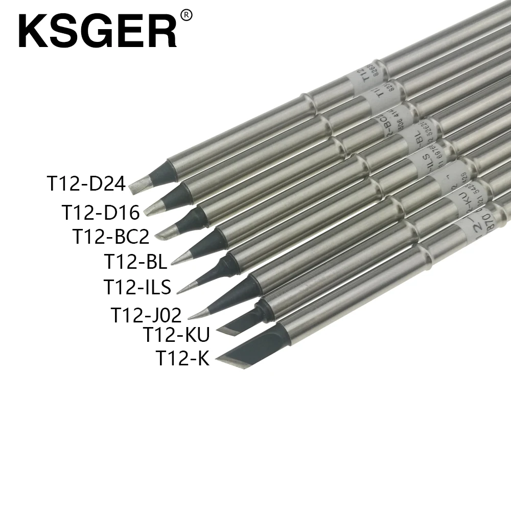 KSGER T12 BC2 K ILS J02 KU BL D16 D24 наконечник паяльника класса XA для паяльной станции Hakko FX951 OLED