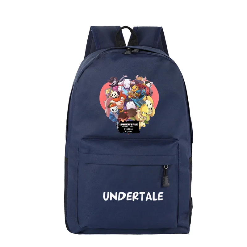 6 Рюкзак с принтом игры «Undertale Frisk Sans», рюкзак с изображением Галактики, школьный рюкзак из парусины, женские дорожные сумки - Цвет: 6