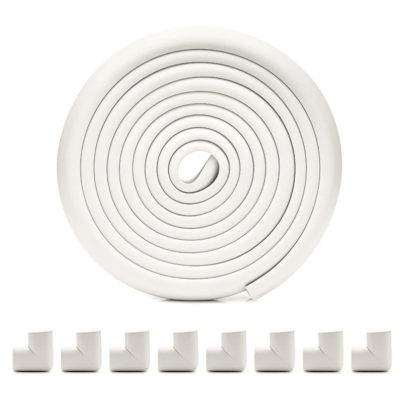 Protector de esquinas de protecci&oacute;n para ni&ntilde;os, 5 M + 8 unidades, seguridad para beb&eacute;s, protectores de bordes y esquinas, forma de &aacute;ngulo, cinta gratis, venta al por mayor-1