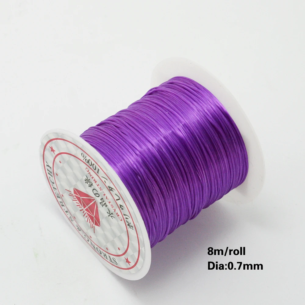 Шнур/нить для бижутерии 1 рулон x 8 м длина 0 7 мм|beading cord|crystal linejewelry making |
