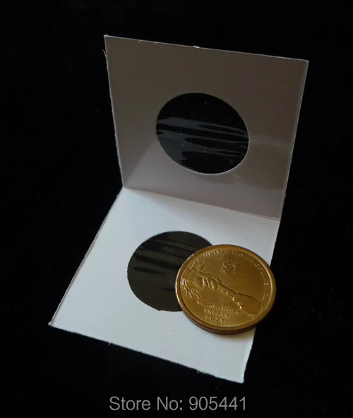 Картонные лавсаровые держатели для монет 50 шт. 2 х2 принадлежности диаметром 26 мм