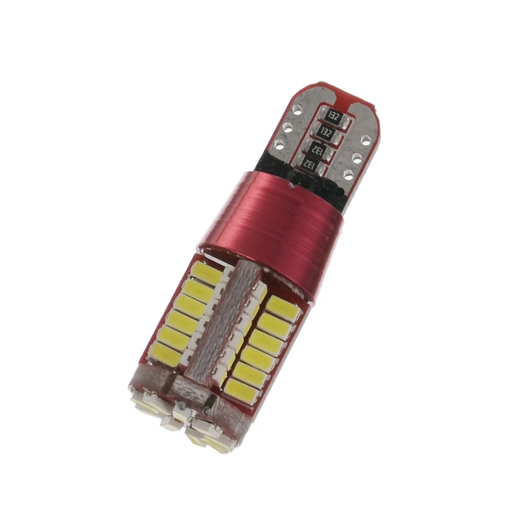 1 шт. T10 светодиодный 194 W5W лампочка 12V canbus 3014 57SMD кварцевая Автомобильная супер