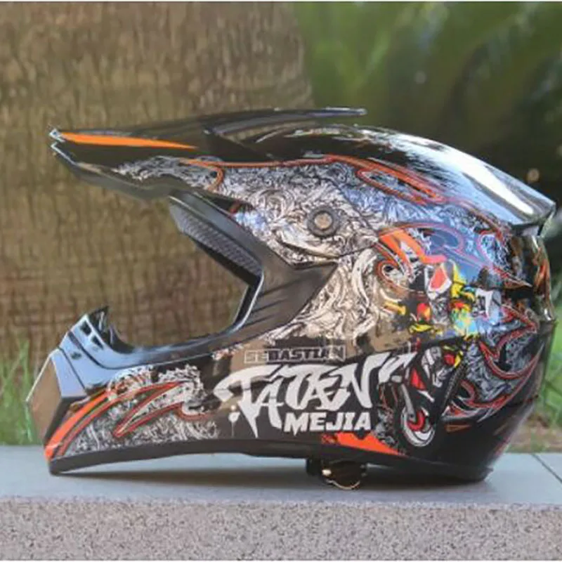 Мотокросс Шлемы для квадроциклов MTB Dirt bike внедорожный шлем мотогонок верхом Moto