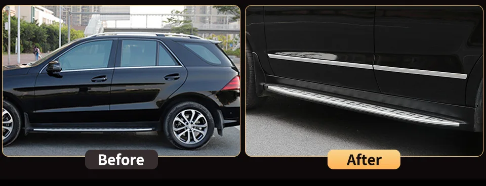 Авто обшивка кузова полоса двери боковая формовочная отделка для Mercedes-Benz ML320 2012 GLE W166 350d amg аксессуары для внешней отделки
