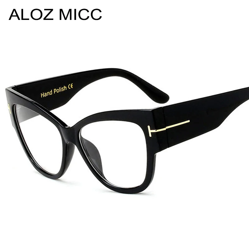 Женские очки кошачий глаз ALOZ MICC брендовые дизайнерские в оправе Q105|eyes eyeglasses|brand