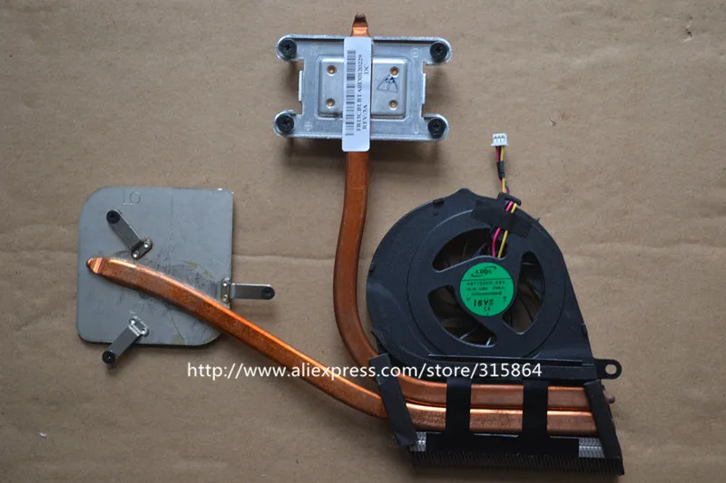 

New laptop cpu cooling fan for Toshiba L750 l750d with heatsink