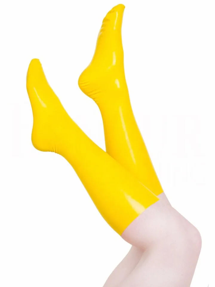 Handmade Fetish latex socks unisex rubber sock different color | Cosplay Costumes