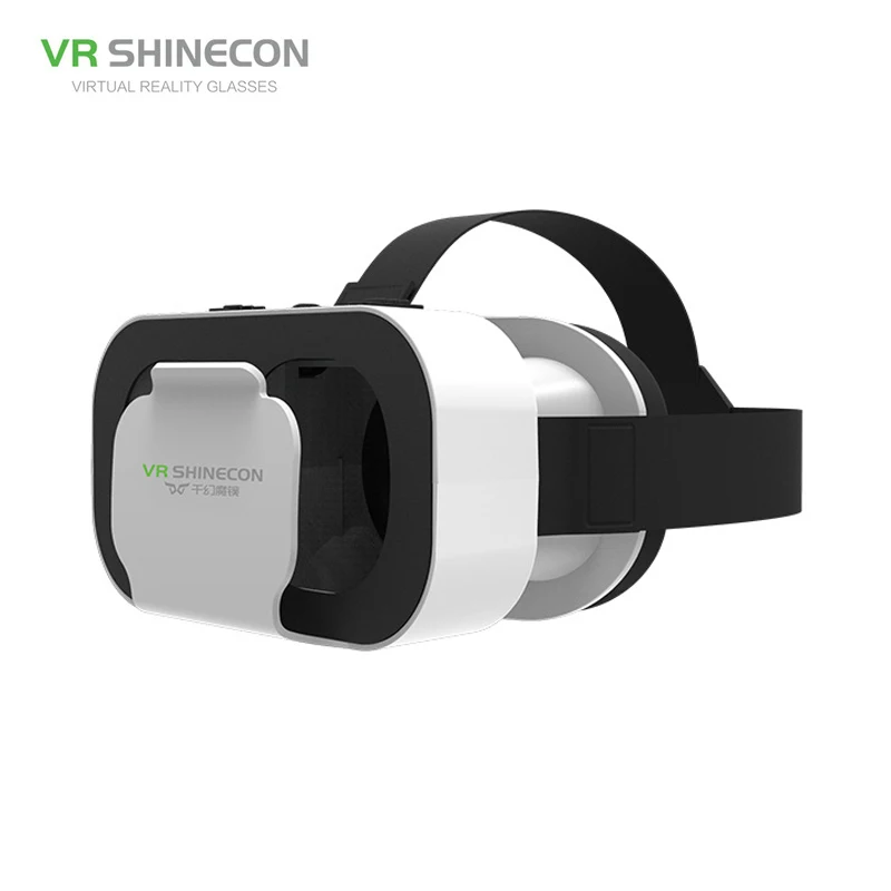 VR Shinecon Мини Портативный виртуальной реальности очки онлайн 3D Moives игры шлем для