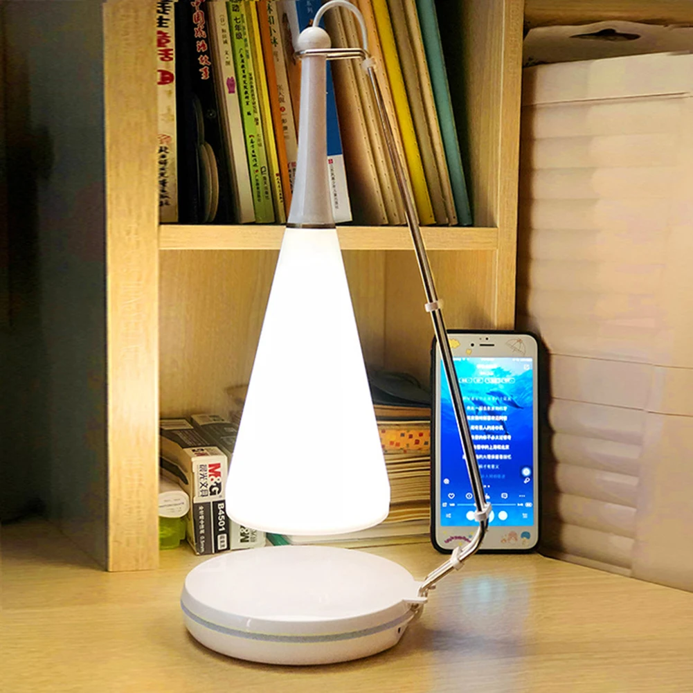 3,5 Вт светодиодный Bluetooth USB сенсорный датчик настольная лампа Qi беспроводной телефон зарядное устройство Bluetooth динамика Беспроводное зарядное устройство для телефона