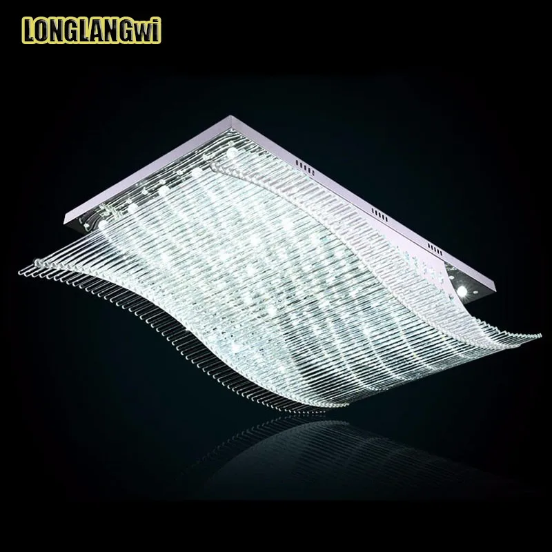 Современный светодиодный K9 люстры светильники для столовой лампа с пультом