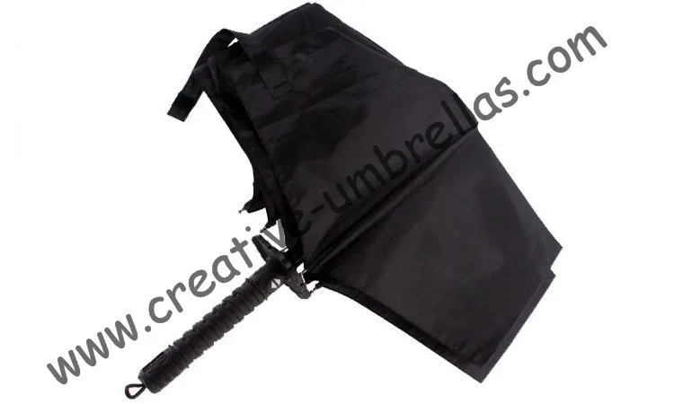 Самурайский меч зонт катана Росомаха 100% солнцезащитный UPF&gt50 + три сложения