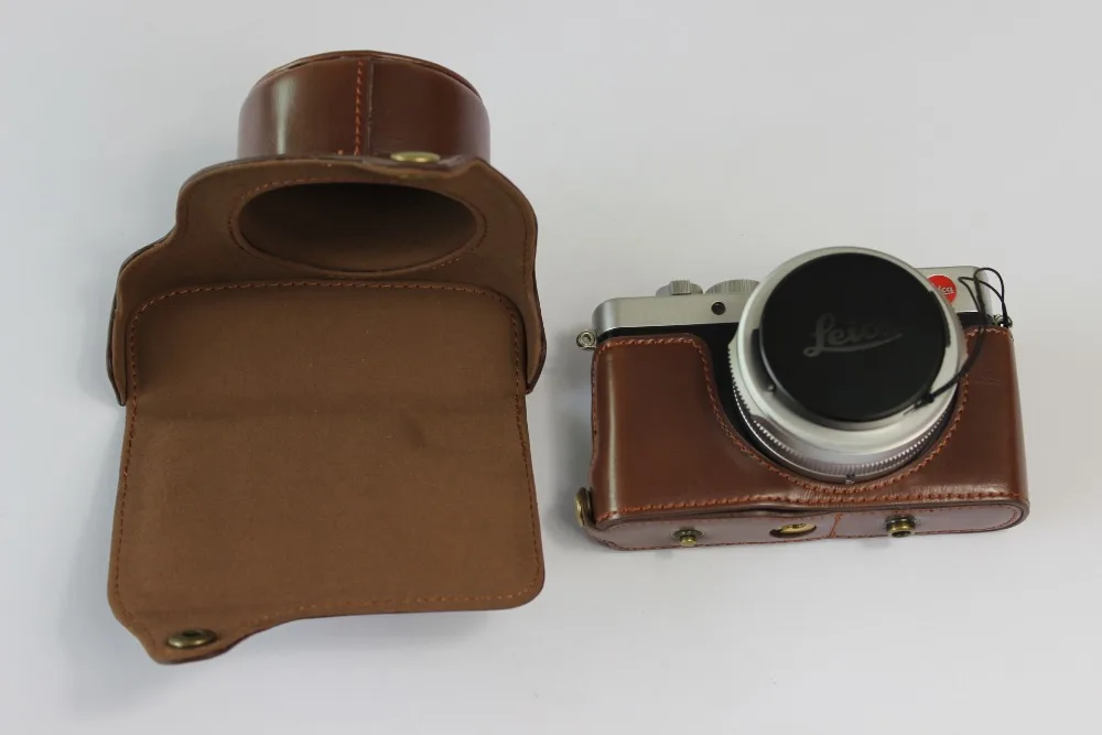 Высококачественная сумка для камеры из искусственной кожи чехол для Leica D-LUX 7 D-LUX7 D7 с нижним отверстием батареи+ маленькая сумка для хранения