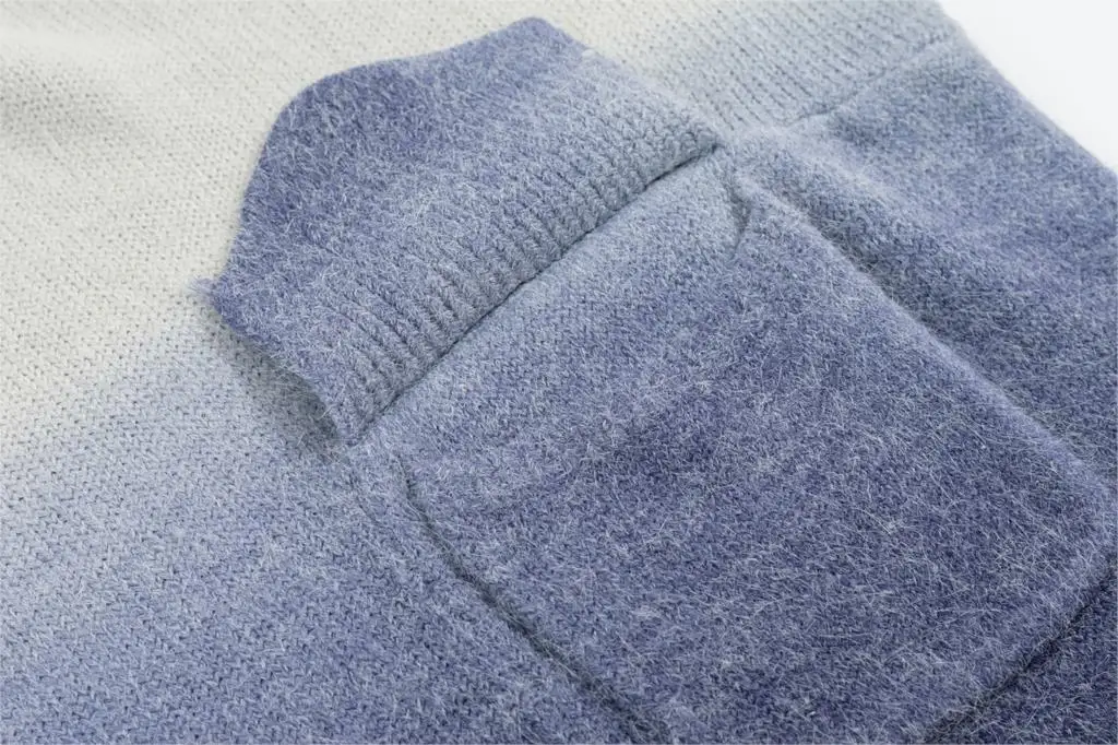 Harajuku New Design Autumn Winter Loose Ladies Jumper Sweater Long Sleeve Spell Color Women Pullover Knit Tops | Женская одежда