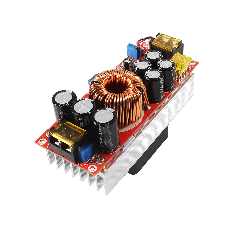 1800W 40A CC CV повышающий преобразователь постоянного тока с DC-DC Step Up Регулируемый источник питания модуль DC 10 V-60 V-12 V-90 V DIY kit электрический блок модули