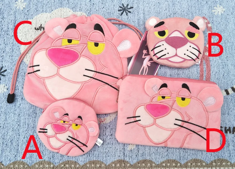 Плюшевая игрушка креативная мультяшная Мягкая &quotРозовая пантера&quot сумка