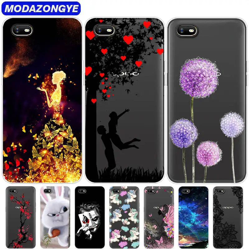 Чехол для OPPO A1K чехол телефона силиконовая мягкая Задняя накладка чехла из ТПУ