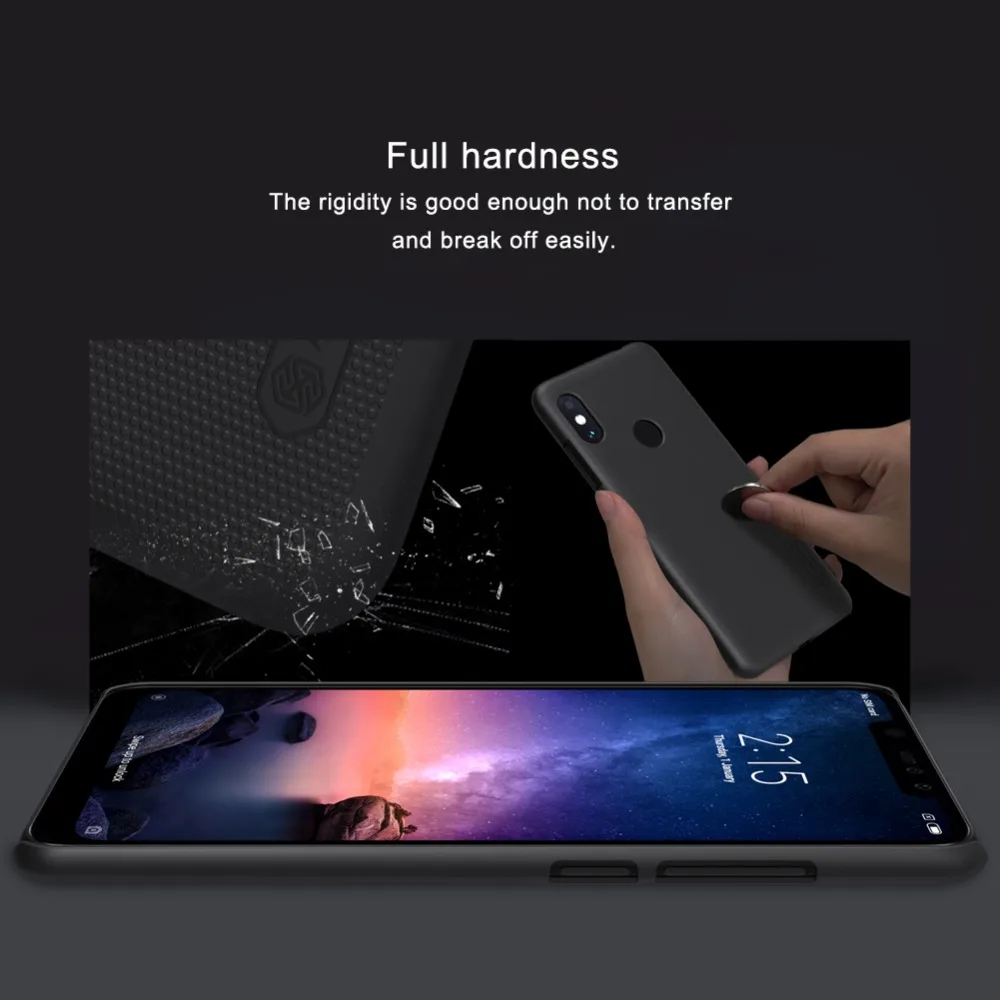 Чехол Nillkin для Xiaomi Redmi Note 7 6 Pro матовый чехол телефона из поликарбоната Nilkin |