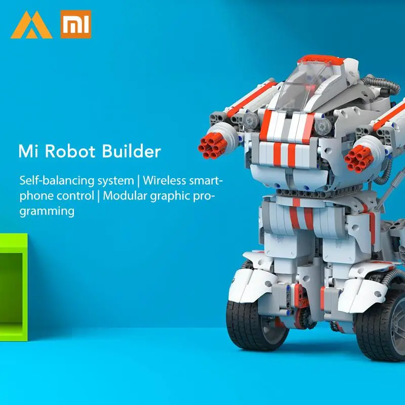Xiaomi MITU Robot Builder DIY Building Blocks Bluetooth 4.0 Programmable Smart Track Kit APP Xioami Xiomi Mi | Электроника