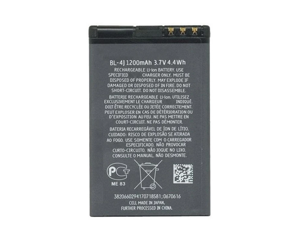 Аккумулятор ISUNOO BL4J BL-4J аккумулятор для Nokia C6 мобильный телефон Lumia 620 1200 мАч |