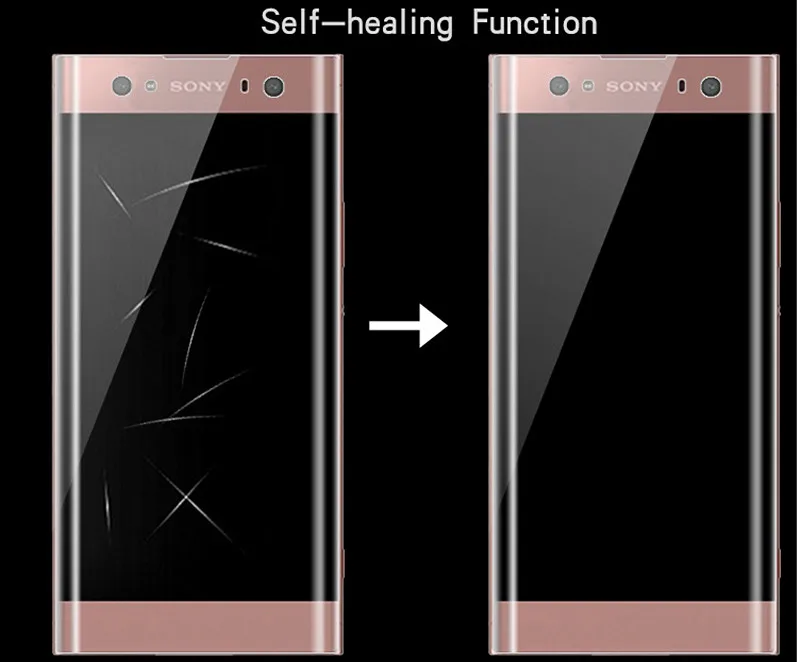 2 шт = полное покрытие Взрывозащищенный протектор экрана для sony Xperia XA1/XA2/XA2Plus/XA2Ultra TPU мягкая Гидрогелевая защитная пленка
